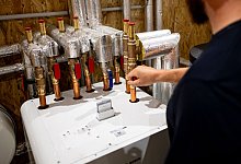 W&auml;rmepumpe - Fabian Sommer/dpa