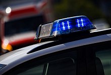 Polizei-Blaulicht - Moritz Frankenberg/dpa