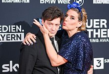 Schauspielerpaar Elena Uhlig und Fritz Karl - Tobias Hase/dpa