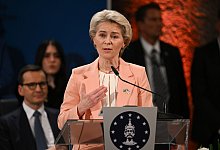 Ursula von der Leyen - Federico Gambarini/dpa-Pool/dpa
