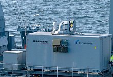 Laserwaffe - -/Rheinmetall/dpa