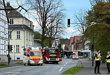 Gasaustritt Leopoldstraße - Feuerwehr Detmold