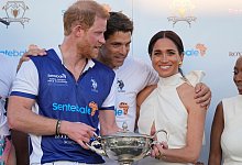 Prinz Harry und Meghan beim Polo - Rebecca Blackwell/AP