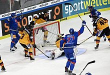 Deutsches Eishockey-Team verpasst den Titel - Foto: Henning Kaiser/dpa