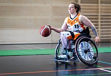 Profi-Rollstuhlbasketballerin Vanessa Erskine - Moritz Frankenberg/dpa