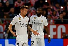 Kroos und Rüdiger - Joan Monfort/AP/dpa