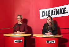 Hennig-Wellsow und Wissler - Foto: Jörg Ratzsch/dpa