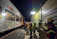 Zug-Evakuierung in L&ouml;hne - Christian M&uuml;ller/Westfalennews/dpa