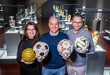 Weltmeister-Bälle - Stephan Schütze/Deutsches Fußball-Museum/dpa