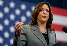 US-Vizepräsidentin Kamala Harris - Stephanie Scarbrough/AP/dpa