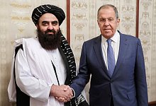 Russlands Außenminister Lawrow - ---/Russian Foreign Ministry Press Service via AP/dpa