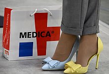 Presserundgang Medizinmesse Medica - Roberto Pfeil/dpa