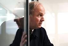 Felix Murot (Ulrich Tukur) in einer Szene der &laquo;Tatort&raquo;-Folge &laquo;Das Gesetz des Karma&raquo;. Nach der Sommerpause hat Tukur voraussichtlich im September seinen elften &laquo;Tatort&raquo;-Einsatz. - Bettina M&uuml;ller/HR/ARD/dpa