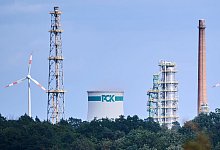 Die PCK-Raffinerie in Schwedt/Oder. - Annette Riedl/dpa