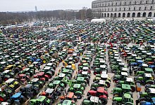 Bauernprotest - N&uuml;rnberg - Daniel Karmann/dpa