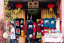 Penangs weltberühmte Street Art - Genevieve Tan Shu Thung/dpa