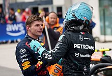 Max Verstappen und George Russell - Paul Chiasson/The Canadian Press via AP/dpa
