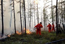 Waldbr&auml;nde in Russland - Foto: Vasily Kuper/AP/dpa