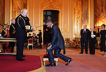 Ritterschlag für David Beckham - Jonathan Brady/PA via AP/dpa