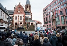 Nach t&ouml;dlichem Angriff in Aschaffenburg - Trauerfeier - Daniel Vogl/dpa