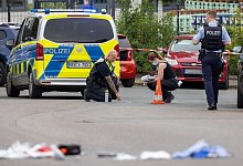 Polizist bei Einsatz in Essen lebensgef&auml;hrlich verletzt - Christoph Reichwein/dpa
