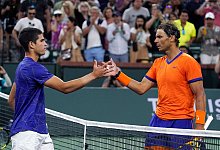 Alcaraz und Nadal - Mark J. Terrill/AP/dpa