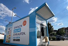 Abholautomat von Aldi Süd - Wolf von Dewitz/dpa