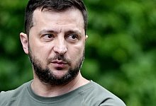 Begr&uuml;&szlig;t den Ausschluss russischer und belarussischer Sportler aus vielen Turnieren: Wolodymyr Selenskyj, Pr&auml;sident der Ukraine. - Kay Nietfeld/dpa