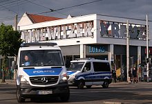 Demonstrationslage in Leipzig - Sebastian Willnow/dpa