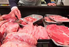 Fleisch in einem Supermarkt - Foto: Armin Weigel