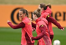 Training der Fu&szlig;ball Frauen-Nationalmannschaft - Arne Dedert/dpa