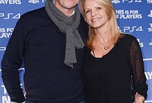 Christian Ziege und seine Frau Pia. - picture alliance / ZB