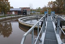 Am schlechtesten schneidet bei dem Geb&uuml;hrenvergleich der Kreis Lippe ab - hier die Kl&auml;ranlage Leopoldsh&ouml;he. - Birgit Guhlke