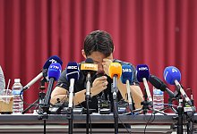 Pressekonferenz Son Jun-ho - Uncredited/YNA/dpa