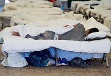 Fl&uuml;chtlingsunterkunft - picture alliance/dpa/Symbolbild