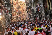 &laquo;Sanfermines&raquo;-Fest in Pamplona - Alvaro Barrientos/AP