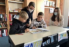 Ukrainische Schüler lernen in Deutschland - Sven Kienscherf