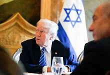 Donald Trump und Israels Regierungschef Netanjahu - Alex Brandon/AP/dpa