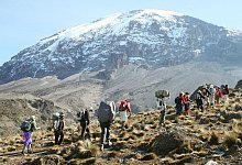 Aufstieg zum Uhuru Peak am Kilimandscharo - Manuel Meyer/dpa-tmn