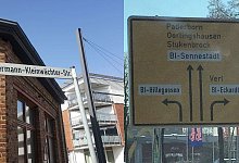 Was ist an diesen Schildern falsch? - Jeske/Buck