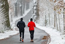Schneefall in Schleswig-Holstein - Markus Scholz/dpa/dpa-tmn