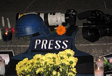 Mahnwache für getötete Medienschaffende - Bruce Cotler/ZUMA Press Wire/dpa