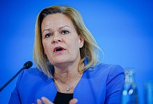Bundesinnenministerin Nancy Faeser - Kay Nietfeld/dpa
