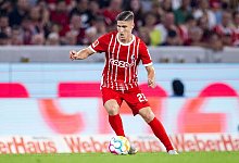 Freiburgs Roland Sallai hat im Spiel gegen Bayer 04 Leverkusen eine Fraktur des linken Augenbodens erlitten. - Tom Weller/dpa