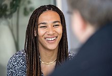 Stuntfrau Marie Mouroum - Hannes P. Albert/dpa