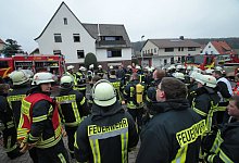 Brand auf dem Bonneberg in Vlotho - Peter Steinert
