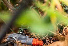 An jede Pflanze in den Balkonkästen kommt ein Tropfer der Bewässerungsanlage, aus dem das Wasser fließt. - Franziska Gabbert/dpa-tmn