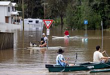 &Uuml;berschwemmungen in Australien - Lindsay Moller/AAP/dpa