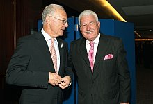 Fedor Radmann und Franz Beckenbauer - Ursula D&uuml;ren/dpa