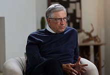 Microsoft-Gründer Bill Gates bei Interview - Jae C. Hong/AP/dpa